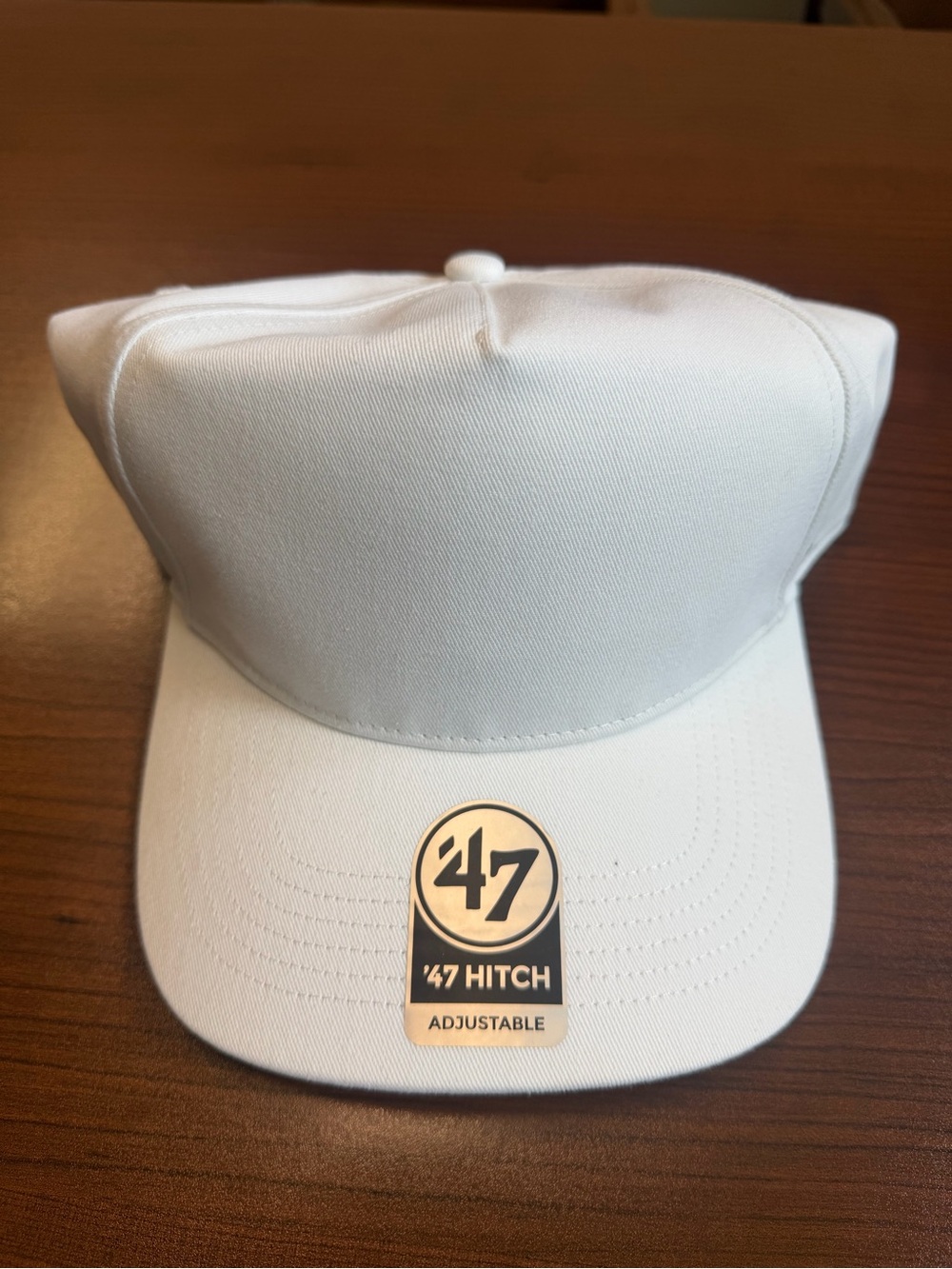 47 White Hitch Adjustable Baseball Cap